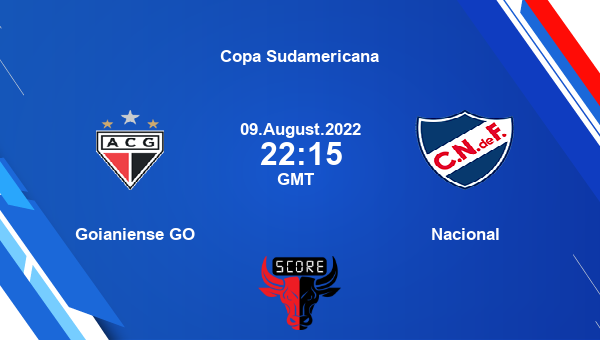 Goianiense GO vs Nacional live score, Head to Head, GOI vs NAC live, Copa Sudamericana, TV channels, Prediction