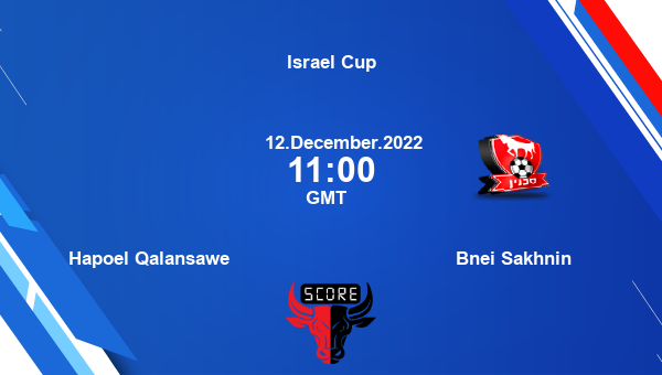 Hapoel Qalansawe vs Bnei Sakhnin live score, Head to Head, HAP vs BNS live, Israel Cup, TV channels, Prediction