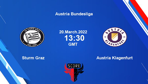 Sturm Graz vs Austria Klagenfurt livescore, Match events STU vs SKA, Austria Bundesliga, tv info