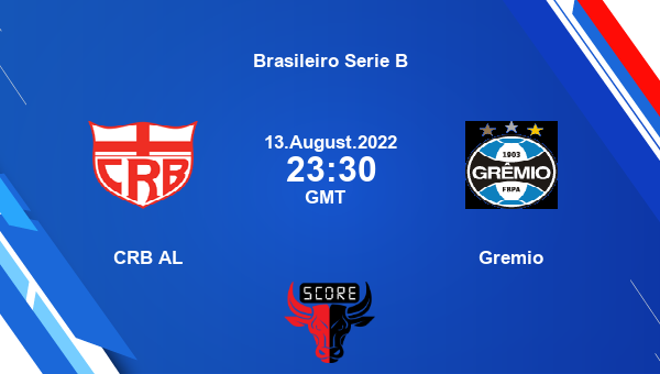CRB AL vs Gremio live score, Head to Head, CRB vs GRM live, Brasileiro Serie B, TV channels, Prediction