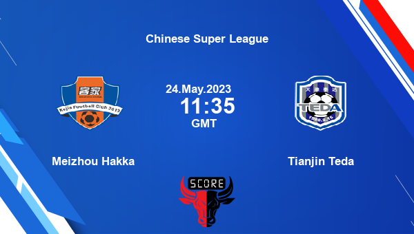 Meizhou Hakka vs Tianjin Teda live score, Head to Head, MEI vs TJT live, Chinese Super League, TV channels, Prediction
