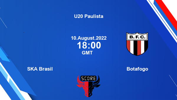 SKA Brasil vs Botafogo live score, Head to Head, SKA vs BOT live, U20 Paulista, TV channels, Prediction