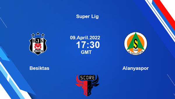 Besiktas vs Alanyaspor livescore, Match events BES vs ALA, Super Lig, tv info
