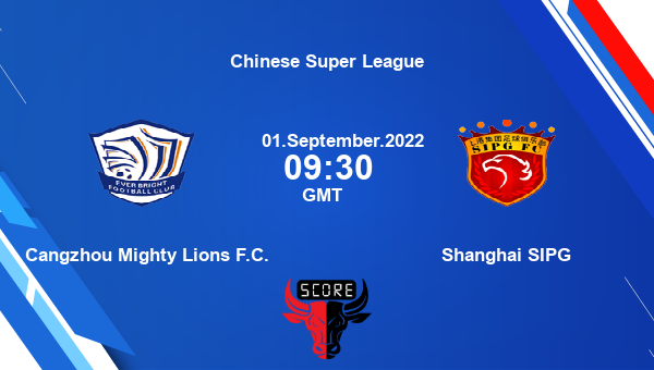 Cangzhou Mighty Lions F.C. vs Shanghai SIPG Dream11 Match Prediction | Chinese Super League |Team News|