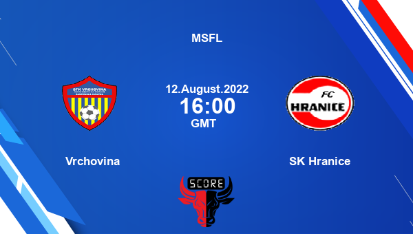 Vrchovina vs SK Hranice live score, Head to Head, VRC vs HRA live, MSFL, TV channels, Prediction