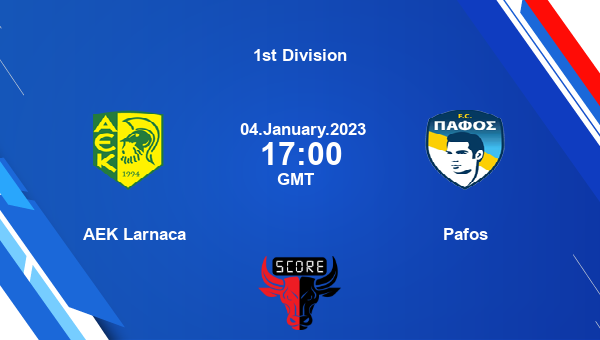AEK Larnaca vs Pafos live score, Head to Head, LAR vs PAF live, 1st Division, TV channels, Prediction