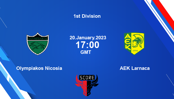 Olympiakos Nicosia vs AEK Larnaca live score, Head to Head, OLY vs LAR live, 1st Division, TV channels, Prediction