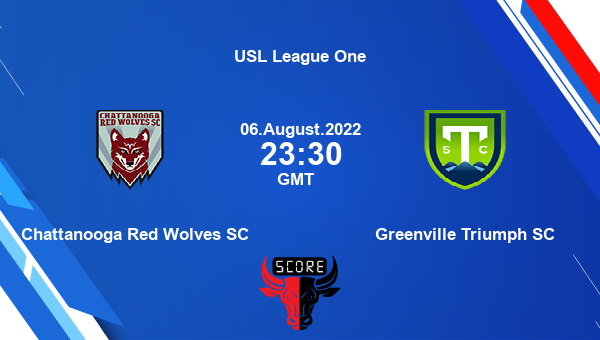 Chattanooga Red Wolves SC vs Greenville Triumph SC live score, Head to Head, CHA vs GRE live, USL League One, TV channels, Prediction