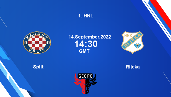 Split vs Rijeka live score, Head to Head, HAJ vs RIJ live, 1. HNL, TV channels, Prediction