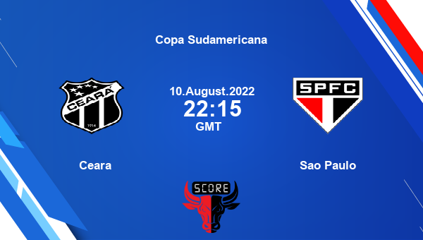 Ceara vs Sao Paulo live score, Head to Head, CEA vs SAPL live, Copa Sudamericana, TV channels, Prediction