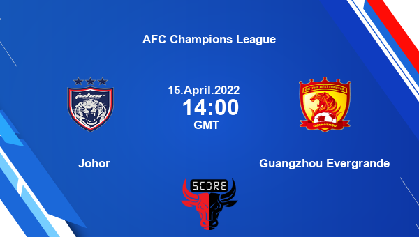 Johor vs Guangzhou Evergrande livescore, Match events JDT vs GHF, AFC Champions League, tv info