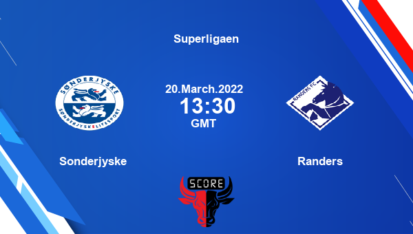 Sonderjyske vs Randers livescore, Match events SON vs RAN, Superligaen, tv info