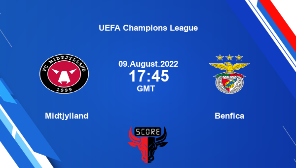 Midtjylland vs Benfica live score, Head to Head, MJY vs BEN live, UEFA Champions League, TV channels, Prediction