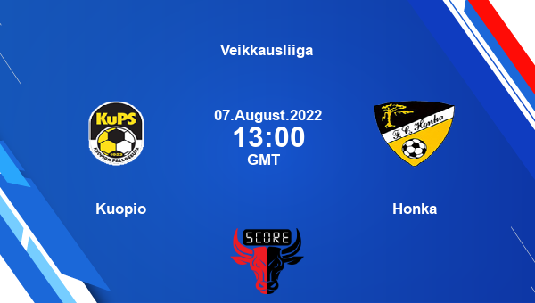 Kuopio vs Honka live score, Head to Head, KPS vs HON live, Veikkausliiga, TV channels, Prediction