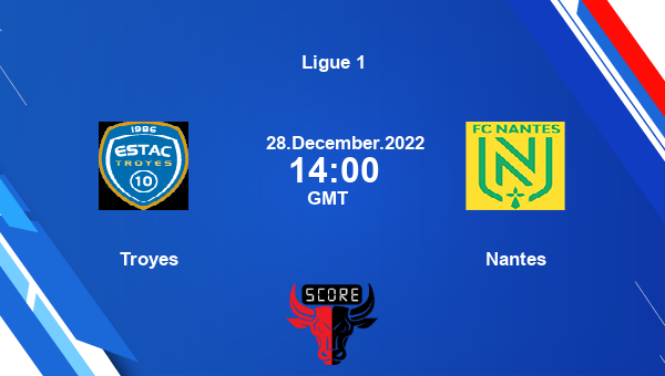Troyes vs Nantes live score, Head to Head, TYS vs FCN live, Ligue 1, TV channels, Prediction